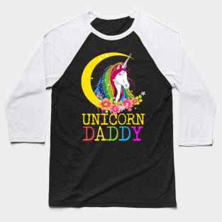 Unicorn Daddy Baseball T-Shirt